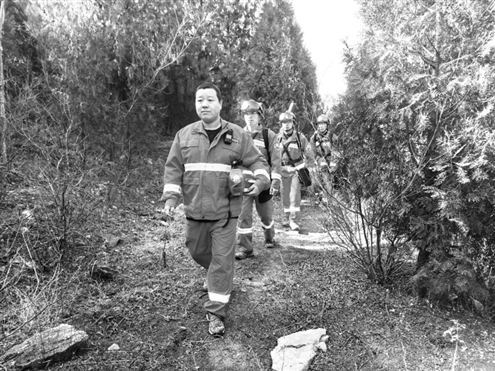 春节期间,济南市林场森林消防队伍执行24小时值守备勤 济南市林场供图